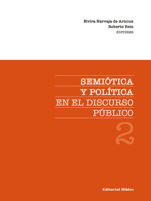 cover image of Semiótica y política en el discurso público 2
